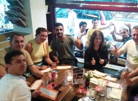 Treffen im Caf&eacute; am 01.08.17 - Foto 1 | Wollen wir bitte Deutsch lernen, das macht Spa&szlig; - Foto