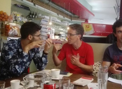 Treffen im Caf&eacute; am 25.07.17 - Foto 2 | Lernen wir Deutsch zusammen - Foto